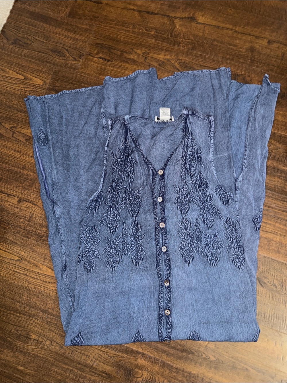Vintage Boho Denim Dress